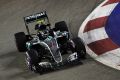 Nico Rosberg setzte seine beeindruckende Schau in Singapur fort