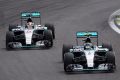 Nico Rosberg und Lewis Hamilton sind mal wieder unterschiedlicher Auffassung