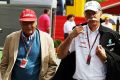 Niki Lauda und Daimler-Boss Dieter Zetsche wünschen sich bessere Resultate