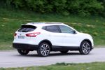 nissan qashqai 1.6 dci 4x4 test - city stadt crossover suv allrad diesel nissan chassis control vdc tekna nissan connect smartphone app internet around view monitor avm nissan safety shield einparkassistent moving object detection probefahrt fahrbericht review heck seite