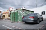 Audi A8 4,2 FSI Test - Heck Seite Ansicht hinten seitlich Heckleuchte Rücklicht Scheinwerfer
