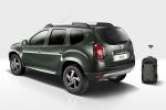 Dacia Duster Delsey Luxus 1.6 16V 105 4x2 4x4 Allrad dCi 110 SUV Offroader Heck Seite Ansicht