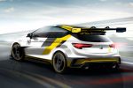 Opel Astra TCR 2016 Rennwagen Tourenwagen 2.0 Vierzylinder Turbo Touring Car Racer International Series Heck Seite