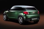 Mini Paceman Concept ALL4 Allrad Sports Activity Coupe SAC Heck Seite Ansicht Countryman 1.6 Twin Scroll Turbo Center Rail