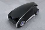 Toyota Fun Vii Concept Vehicle Interactive Internet Smartphone AR Augmented Reality Elektromotor Elektroauto Display Front Seite Ansicht