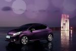 Peugeot 208 XY Allure Kleinwagen Purple Luxus  1.6 e-HDI FAP 1.6 THP 120 VTi Front Seite Ansicht