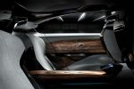 Peugeot Exalt Concept Sportlimousine HYbrid4-Plug-In-Hybrid 1.6 THP Turbo Elektromotor Pure Blue Luftreinigung Shark Skin Stoff Interieur Innenraum Fond Rücksitze