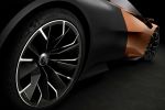Peugeot Onyx Concept Hybrid Supersportwagen 3.7 V8 Elektromotor Carbon Kupfer Newspaper Wood Zeitungspapier Rad Felge