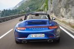 Porsche 911 991 Carrera 4 Cabrio Allrad 3.4 Boxermotor PDK Sport Chrono Paket Sport Plus PDCC PASM Heck Ansicht