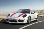 Porsche 911 R Racing 991 Sechszylinder Boxermotor Saugmotor Sauger Carbon Leichtbauweise Hinterachslenkung Hinterachs-Quersperre PCCB PSM Sondermodell Front Seite