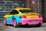 OK Chiptuning Porsche 911 996 Turbo Manta Spiegeleier K24 3.6 Sechszylinder Boxermotor Heck Seite