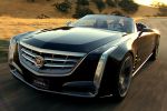 Cadillac Ciel Concept Hybrid 3.6 V6 Biturbo Elektromotor Straßenkreuzer Front Ansicht