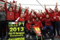 Raffaele Marciello und das Prema-Team feiern den Formel-3-EM-Titel