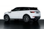 Land Rover Range Rover Evoque Black Design Paket Dynamic Santorini Black Heck Seite Ansicht