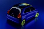 Renault Twinz Concept City Car LED Twingo Touchscreen Heck Seite
