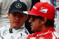 Rosberg und Alonso: Als der Spanier noch Rot trug, waren sie auf Augenhöhe