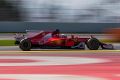 Rot im grünen Bereich: Vettels Ferrari war einmal mehr schnell und zuverlässig