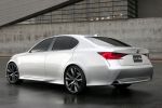 Lexus LF-Gh Concept Future Grand Touring Hybrid L-finesse Heck Seite Ansicht