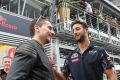 Schulterklopfer von Ricciardo: Lorenzo ist auch im Rennwagen eine Hausnummer