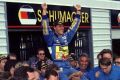 Schumacher jubelte 1994 in Australien als erster Deutscher über den Titel