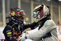 Sebastian Vettel gibt sich Lewis Hamilton beim Nachtrennen in Singapur geschlagen