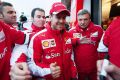 Sebastian Vettel in Rot: Der Heppenheimer wird in Italien schon verehrt