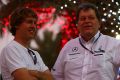 Sebastian Vettel mit Norbert Haug, als dieser noch Mercedes-Sportchef war