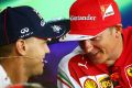 Sebastian Vettel und Kimi Räikkönen haben gemeinsam einiges zu lachen