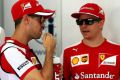 Sebastian Vettel und Kimi Räikkönen: Noch gleichberechtigt bei Ferrari?