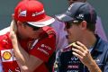 Sebastian Vettel und Kimi Räikkönen verstehen sich abseits der Strecke gut