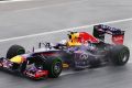 Sebastian Vettel war auf schwieriger Strecke der Schnellste