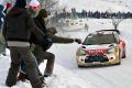 Sebastien Loeb kann auch der Schnee um Monte Carlo nichts anhaben