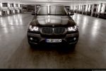 BMW X6 35d Test - Front Ansicht vorne Kühlergrill Frontscheinwerfer Stoßstange