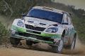 Sepp Wiegand hat mit seinem Skoda die Top 3 in der WRC2 wieder im Blick