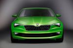 Skoda VisionC Designsprache Zukunft fünftüriges viertüriges Coupe 1.4 Turbo Benzin Erdgas Front