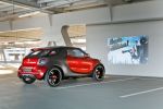 Smart Forstars SUC Sports Utility Coupe Beamer Kino Elektromotor Electric Drive Heck Seite Ansicht