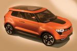 SsangYong Concept XIV-1 Kleinwagen CUV Crossover Utility Vehicle Kompakt SUV eXiting user Interface Vehicle Front Seite Ansicht