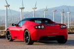 Tesla Roadster Final Edition 2.5 EV Electric Vehicle Elektroauto Sportwagen IEC Typ 2 Heck Seite Ansicht