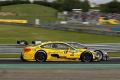 Timo Glock (vorn) und Edoardo Mortara (verdeckt) beim Duell am Hungaroring