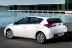 Toyota Auris 2013 1.8 Hybrid Touch & Go Kompaktklasse Kompaktwagen Elektromotor Life Plus Executive Heck Seite Ansicht