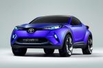 Toyota C-HR Concept Crossover SUV Hybridantrieb Designsprache Front Seite