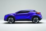 Toyota C-HR Concept Crossover SUV Hybridantrieb Designsprache Seite