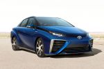 Toyota FCV Serienversion Brennstoffzellen Elektrofahrzeug Elektroauto Wasserstoff Strom Elektromotor Boost Converter Front Seite