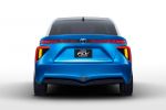 Toyota FCV Concept Brennstoffzellen Elektrofahrzeug Elektroauto Wasserstoff Strom Elektromotor Heck