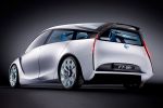 Toyota FT-Bh Concept Future B-Segment Vollhybrid 1.0 Zweizylinder Benziner Elektromotor Heck Seite Ansicht