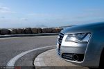 Audi A8 4,2 FSI Test - Front Seite Ansicht seitlich Frontscheinwerfer