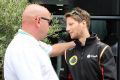 Vater Philippe Bianchi mit Romain Grosjean: Er will Gerechtigkeit