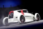Audi Urban Concept City Car Stadtauto e-tron Elektromotor Carbon Lithium Ionen Akku Induktion AC/AC Wandler Audi Wireless Charging AWC Heck Seite Ansicht