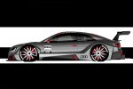 Audi A5 DTM Concept Coupe Rennwagen V8 Deutsche Tourenwagen Masters Seite Ansicht