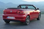 VW Volkswagen Golf VI Cabrio TSI TDI Heck Ansicht Verdeck auf geöffnet